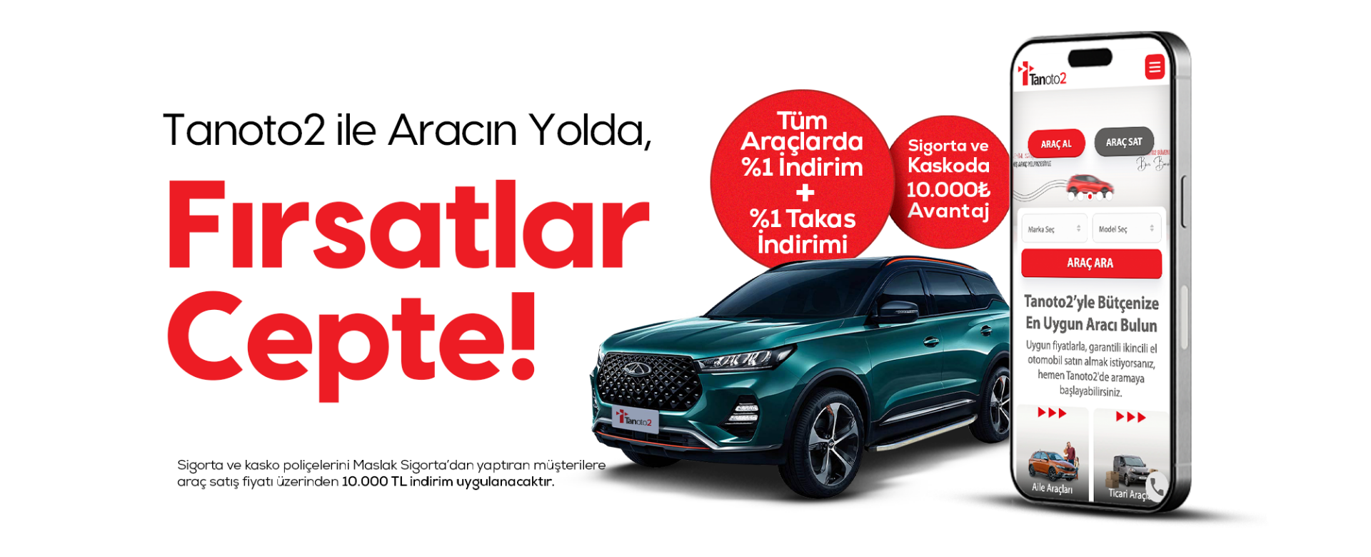 Tanoto2 ile Aracın Yolda, Fırsatlar Cepte!